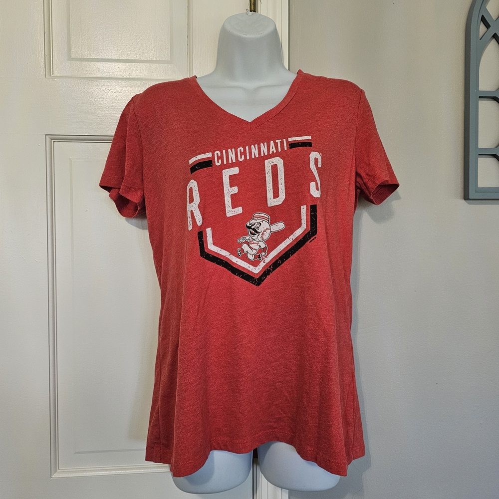Genuine Merchandise Red V-Neck Tee